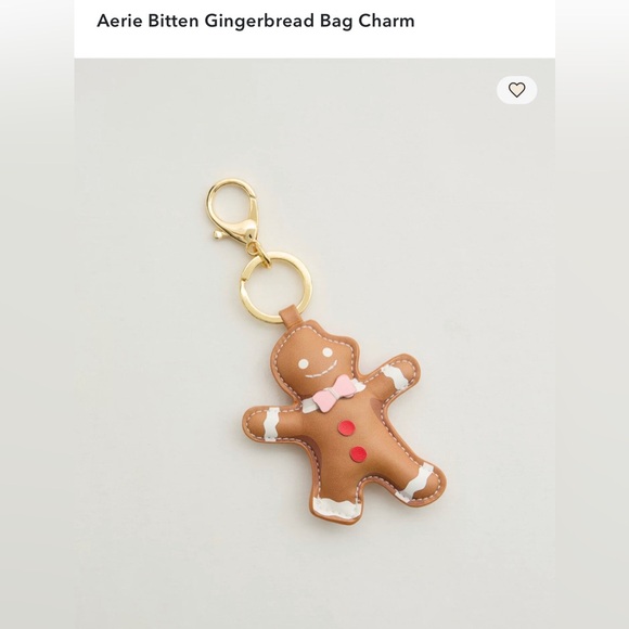 NEW! Aerie Gingerbread man keychain - Picture 2 of 5